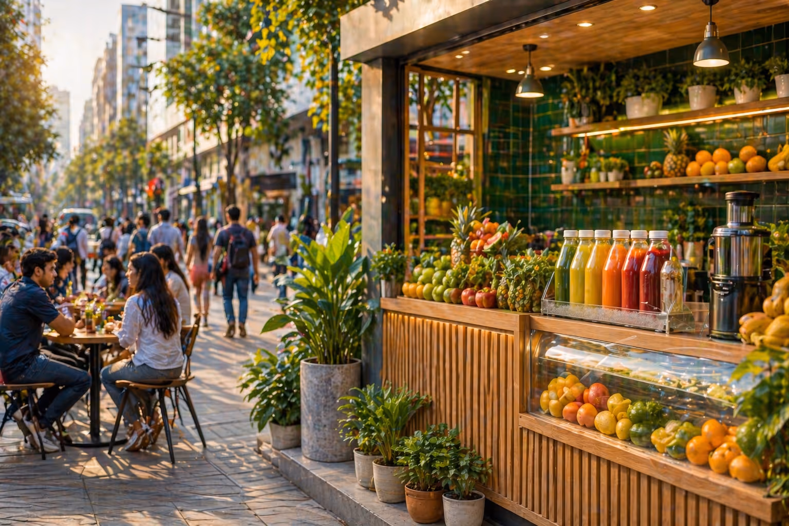 Where Is the Best Location to Open a Juice Bar in India?