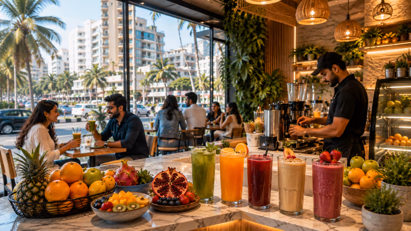 Juice Cafe Franchise in Bandra, Mumbai: Cost, Locations & How to Start in 2026